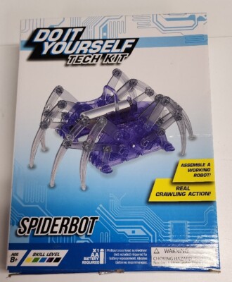 Tech Kit ROBOT SPIDER: Build a Working Robot Real Crawling Action New  Open Box