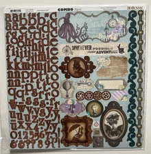 Bo Bunny 12x12 Scrapbook Kit-Key Lime, Gabrielle, Prairie Chic, Isabella, & More