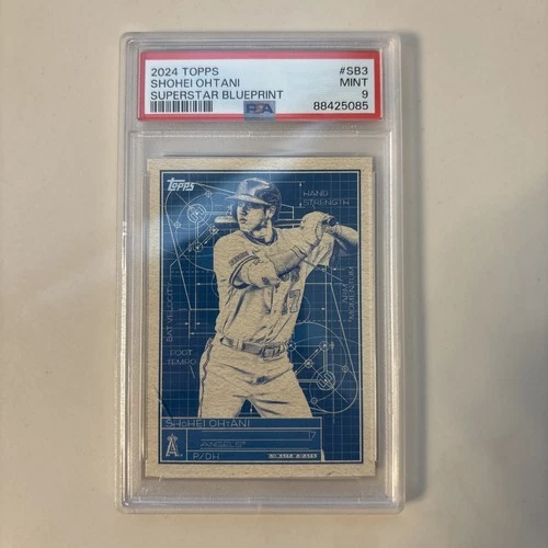 2024 TOPPS SUPERSTAR BLUEPRINT #SB3 SHOHEI OHTANI PSA 9