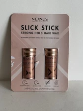 Nexxus Slick Stick Strong Hold Hair Styling Wax 2.33OZ. each 2-Pack