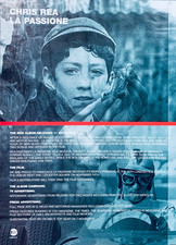 CHRIS REA 1996 originale POSTER TIPO PUBBLICITÀ LA PASSIONE