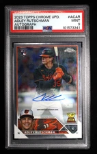 2023 Topps Chrome Update Adley Rutschman #ACAR RC Auto PSA 9