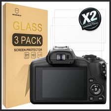 2X PROMO Bundle Canon EOS R100 Camera Screen Protector 3-Pack Tempered Glass ...