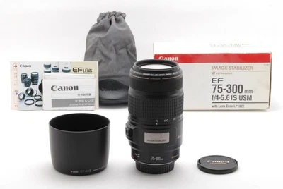 [Presque comme neuf dans son boîtier] Objectif zoom Canon EF 75-300 mm... - Photo 1/4