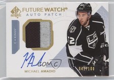 2017 SP Authentic Future Watch Limited 42/100 Michael Amadio #157 Patch Auto n1u