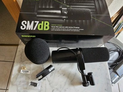 Mikrofon Shure SM7db mit Vorverstärker  Original Mit Restgarantie