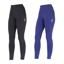 Shires Aubrion Team Riding Tights In Navy Or Black 10054