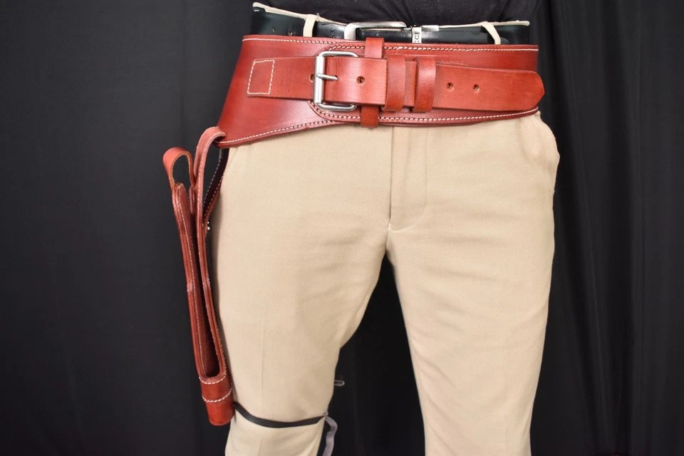 LEATHER HOLSTER FOR SCOPED BLACKHAWK / 7.5 inch barrel super blackhawk - Image 2 of 4