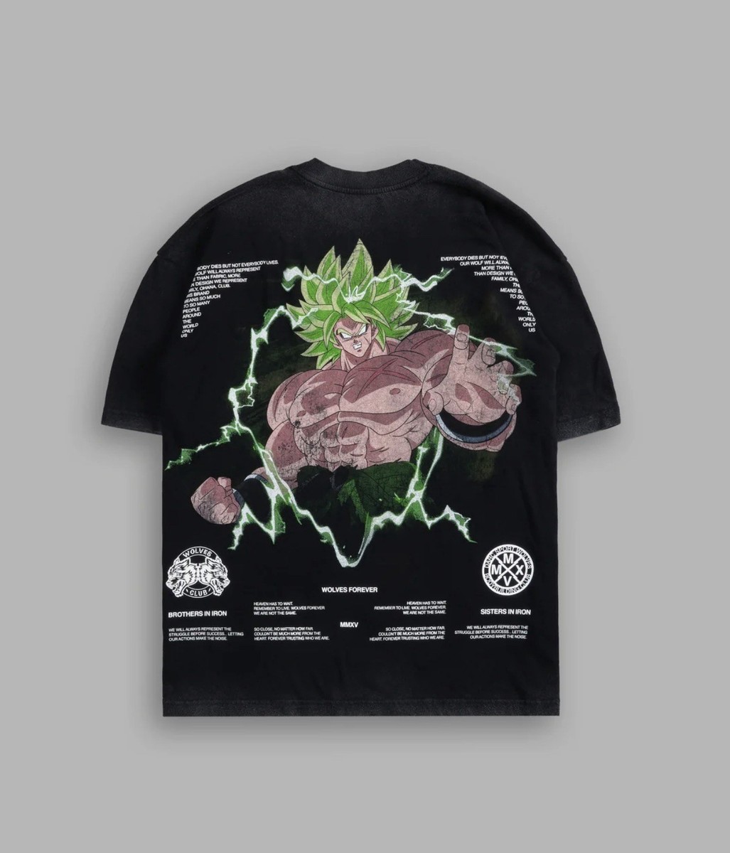 BABYL 「THRONE OF L」TEE XXL DARC SPORT X DRAGON BALL Z BROLY “ABSOLUTE FORM” OVERSIZED