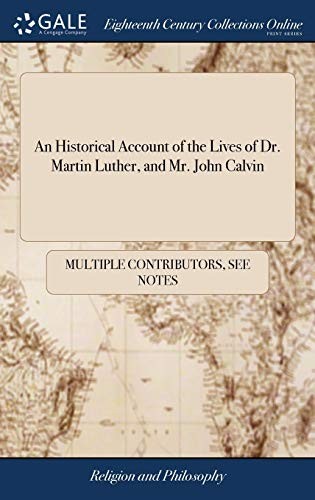 An Historical Account of the Lives of Dr. Marti. Contributors**