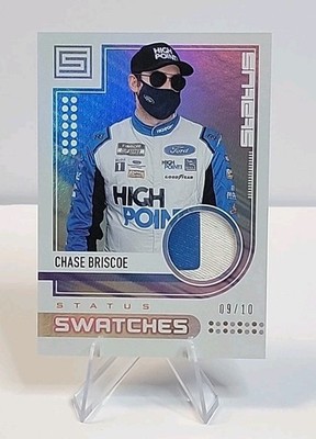 2021 Panini Chronicles Status Swatches Holo Gold /10 Chase Briscoe #SS-CB 
