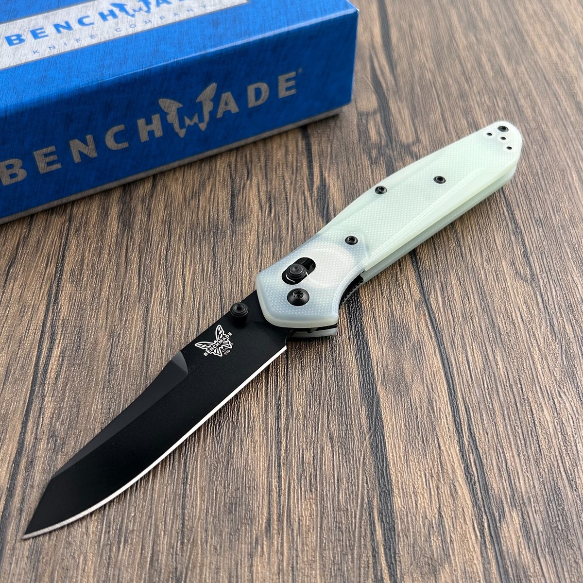 NEW Benchmade 940BK-2004-Osborne-AXIS Lock Knife Handle Jade G10