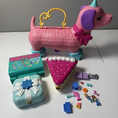 Polly Pocket Compact Lot 2018 Accessories + 2 Dolls