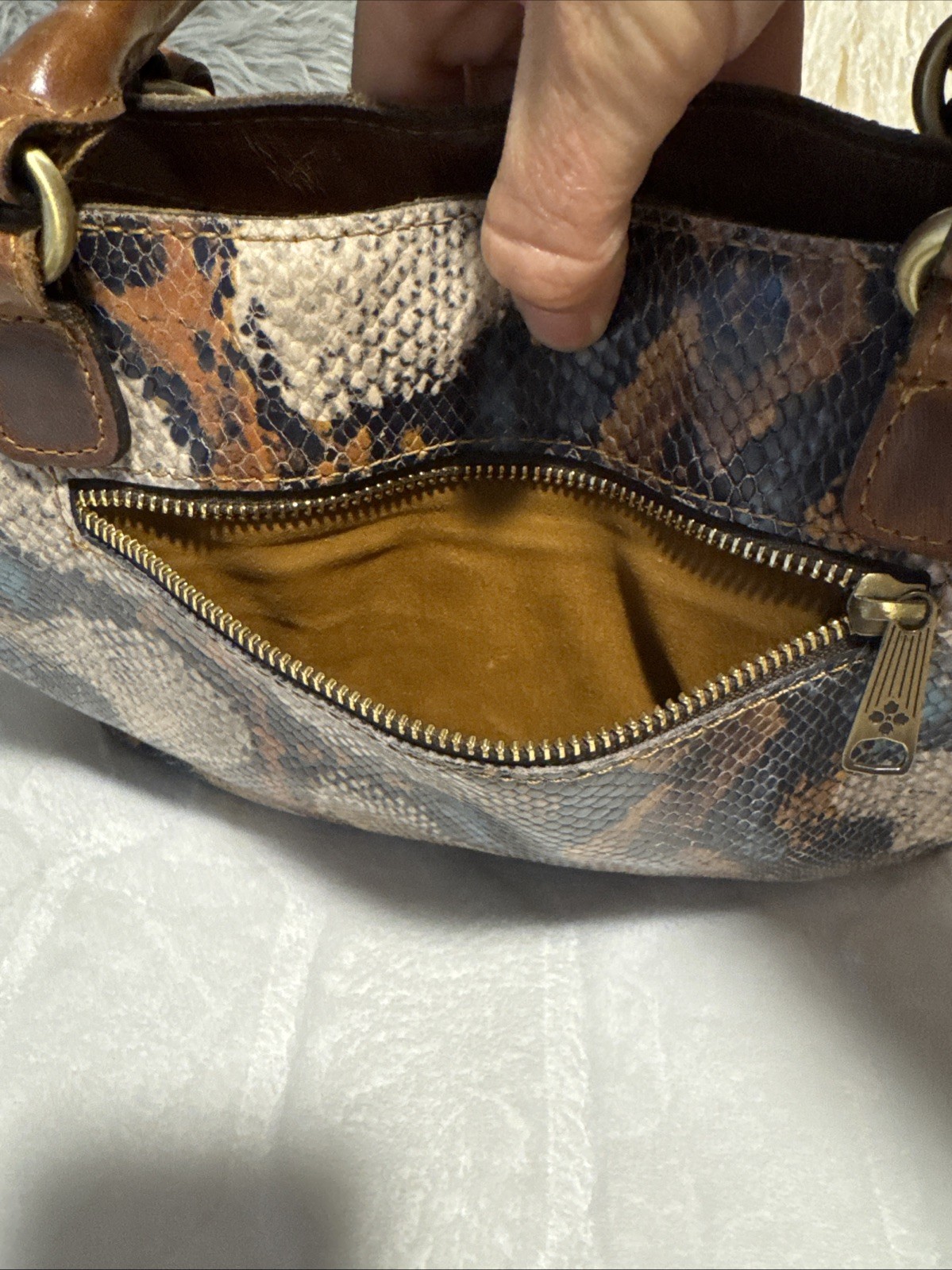Patricia Nash Multi Python Collection Leather Han… - image 19