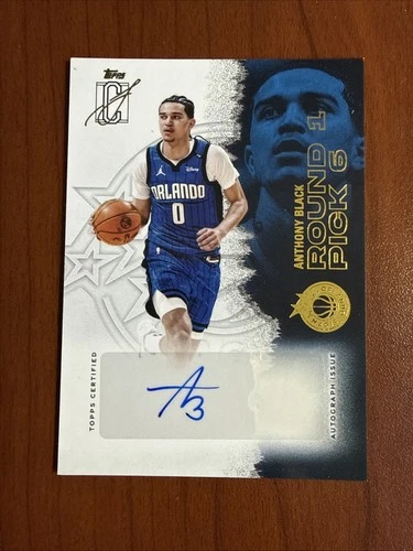 2025 Topps Signature Anthony Black Black (RAW)