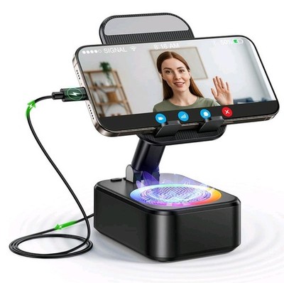 Eingebauter Mobiltelefonhalter, Powerbank und Bluetooth-Lautsprecher