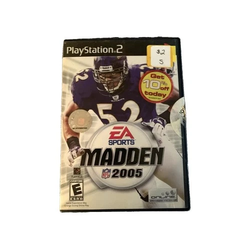 Madden NFL 2005 (Sony PlayStation 2, 2004) PS2 Complete In Box CIB Tested VG