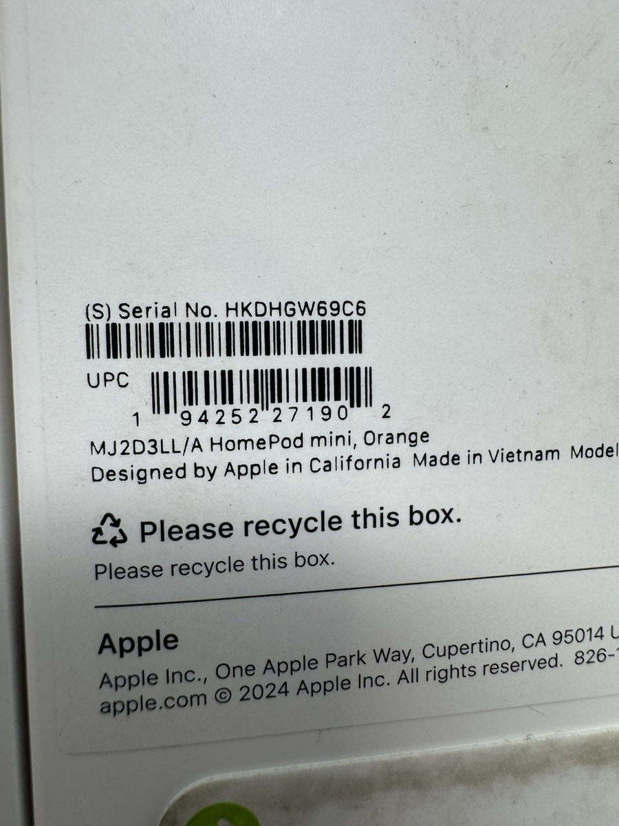 Apple HomePod mini Smart Speaker - White for sale online | eBay