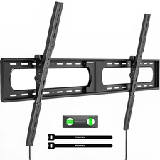 Heavy Duty Tilting TV Wall Mount for 37-140'' Extra Large Flat & Curved TVs u...