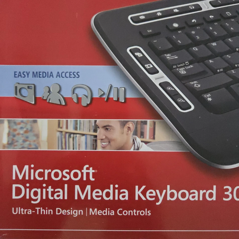 New Microsoft Digital Media Keyboard 3000 Wired Mac / PC - Image 3 of 4