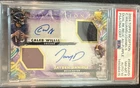 2024 Topps Inception - Dual Rookie Relic Autographs Caleb Williams, JD5 PSA 8/10