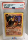 2000 Pokemon Team Rocket - First Edition Dark Charizard #21/82 - PSA 2