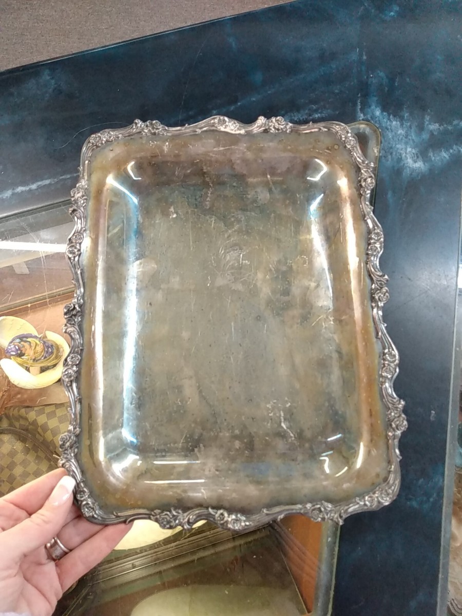 Vintage International Silver Co American Rose #7342 Platter | eBay