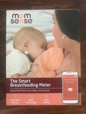 MomSense The Smart Breastfeeding Meter Know How Much Your Baby Nursed NEW sealed