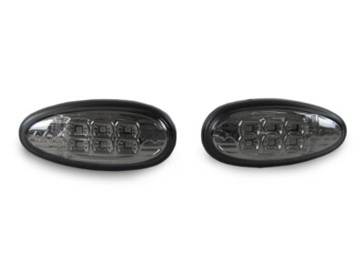 DEPO JDM Smoke Amber LED Side Marker Lights For 02-03 Mitsubishi