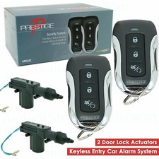APS25Z 800FT Keyless Entry Car Alarm System 2 Universal Door Lock Actuator