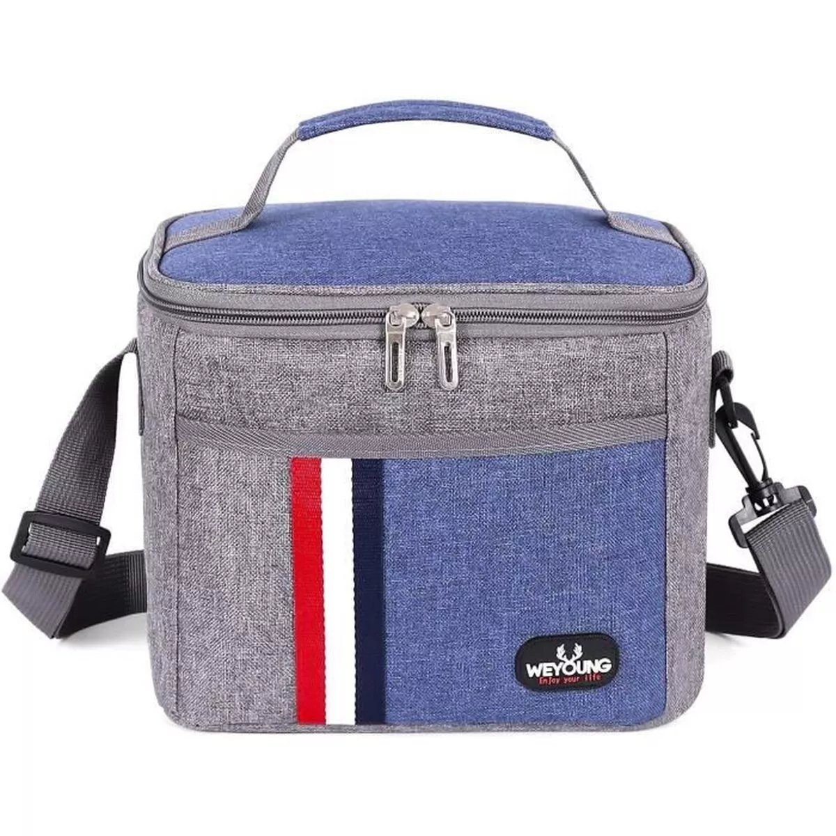 Sac Isotherme Repas 6L, Sac Isotherme Repas Bureau, Petit Panier Repas,Mini  Sac à Lunch Isolé en Étanche sac Isotherme Lunch Box Isotherme pour  Étudiant Bureau Pique-nique(Gris)