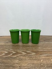 Vintage Tupperware 6 oz. Tumbler Green Sippy Cups Lot of 3 109-33
