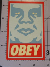 SHEPARD FAIREY Obey Giant Sticker 2.75X4.25