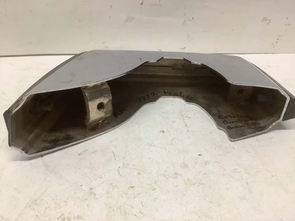 1972 Pontiac Bonneville Catalina Granville Chrome Front Bumper Guard Right RH - Image 3 of 4