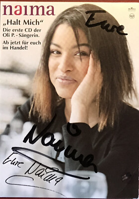 Naima Sängerin Nur die Wahrheit zählt Big Brother autograph signed 4''x6'' photo