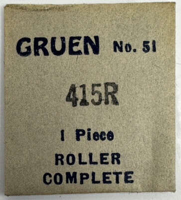 GRUEN  EB730 CAL415R ROLLER COMPLETE STANDARDIZED PART FACTORY WATCH PART WP3