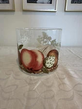 John Derian Target Candle Glass Hurricane Holder Vase Fall Fruits Thanksgiving