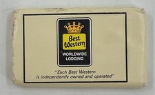 Vintage Best Western Hotel Soap Bar Soap 2.5&rdquo; Bar