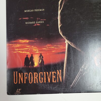 Unforgiven Laserdisc Clint Eastwood Gene Hackman Morgan Freeman