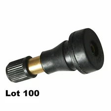 100 PC TR-600 HP TR600HP HIGH PRESSURE SNAP-IN TIRE WHEEL VALVE STEMS