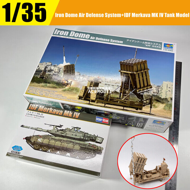 1/35 Iron Dome Defense System+Idf Merkava Mk Iv Tank Model For Trumpeter 01092