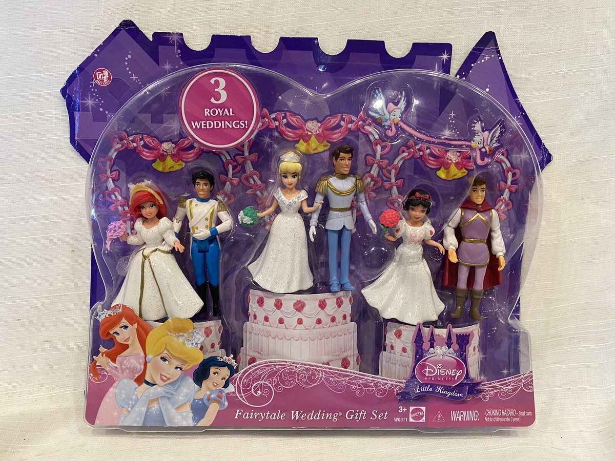 NEW Disney Princess Fairytale Wedding Gift Set Little Kingdom 2011