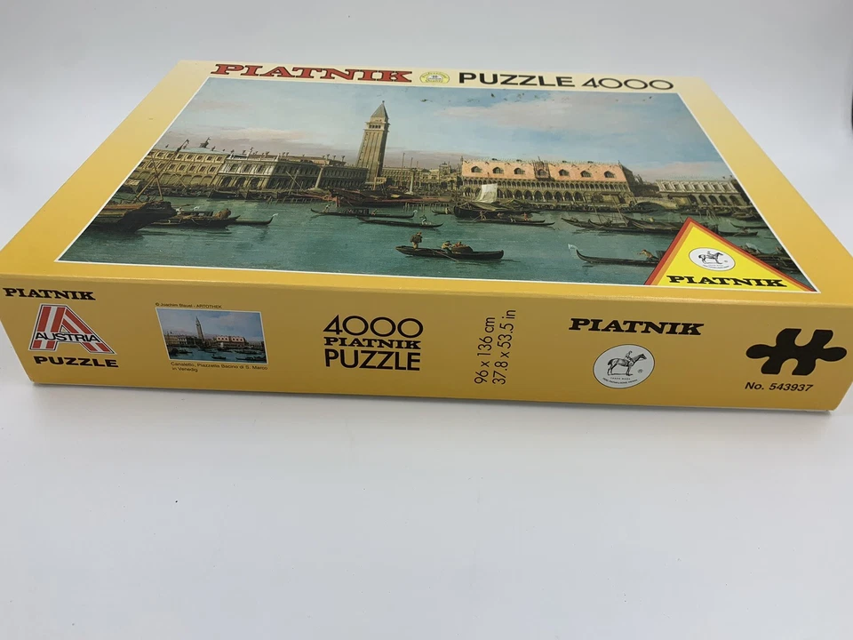 New Piatnik 4000 Pcs Puzzle Italy San Marco 1993 Made In Austria - Pro Quality - Image 2 of 4