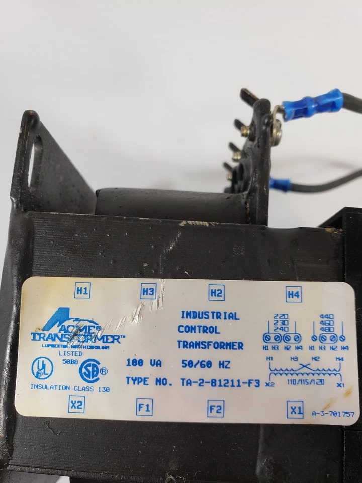Acme Control Transformer TA-2-81211-F3 100 VA 50/60 HZ - Image 2 of 4