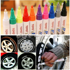 101934 6 x Reifen Stift Reifenmarker Auto Motor Marker Beschriftung Lackmarker 