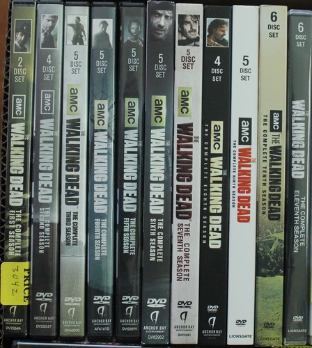 The Walking Dead komplette Serie Staffeln 1-11 (DVD) G-LN Zustand /3042