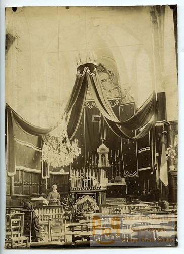 France Arras? funeral Widow Church Interior Old Photo 1890 - Picture 3 of 3