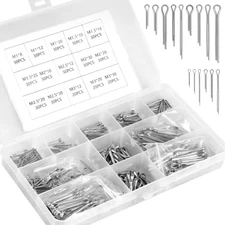 420pcs 304 Stainless Steel Cotter Pin Split Pins Assortment Set Value Kit M1-M3
