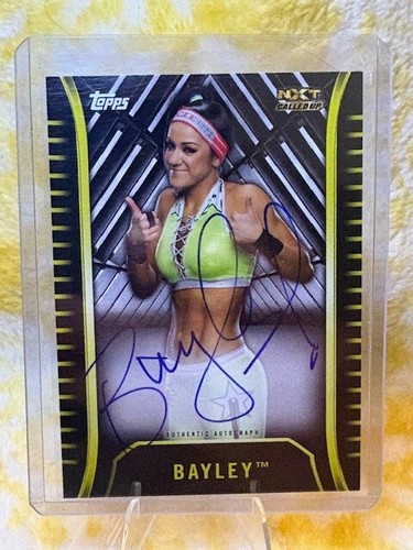 2018 Topps WWE NXT Called Up- Autograph Bayley #A-BY On Card Auto