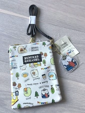 Sumikko Gurashi SanX Shoulder Bag Pochette with Charm White 21cm x 15cm New